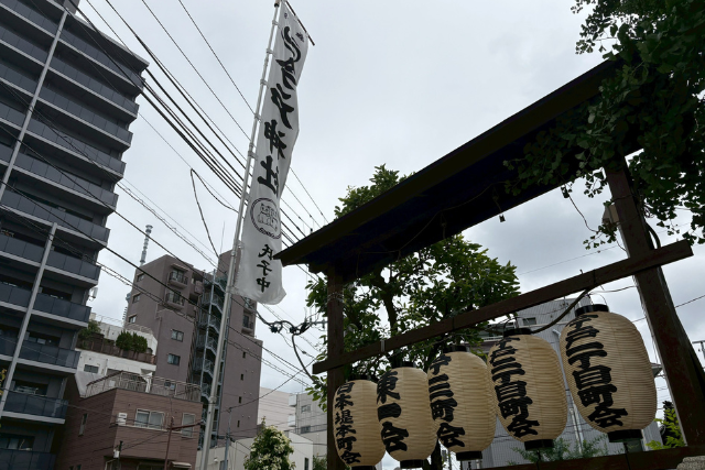 今戸神社大祭2026の境内掲示