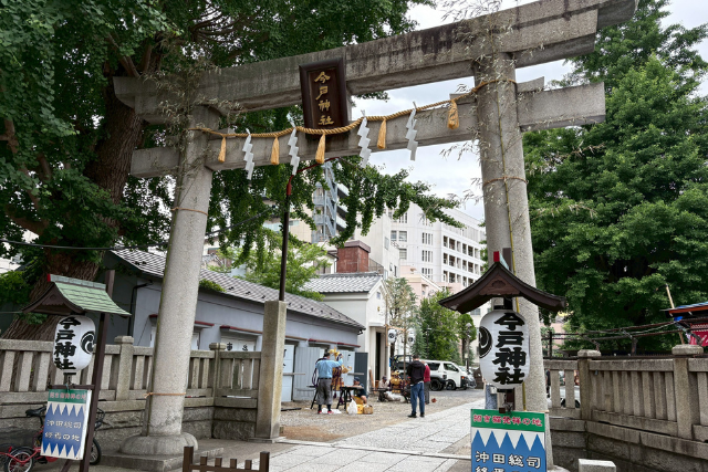 今戸神社周辺の位置を示す地図